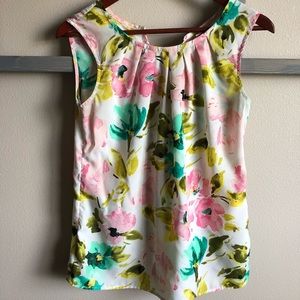 Floral print blouse